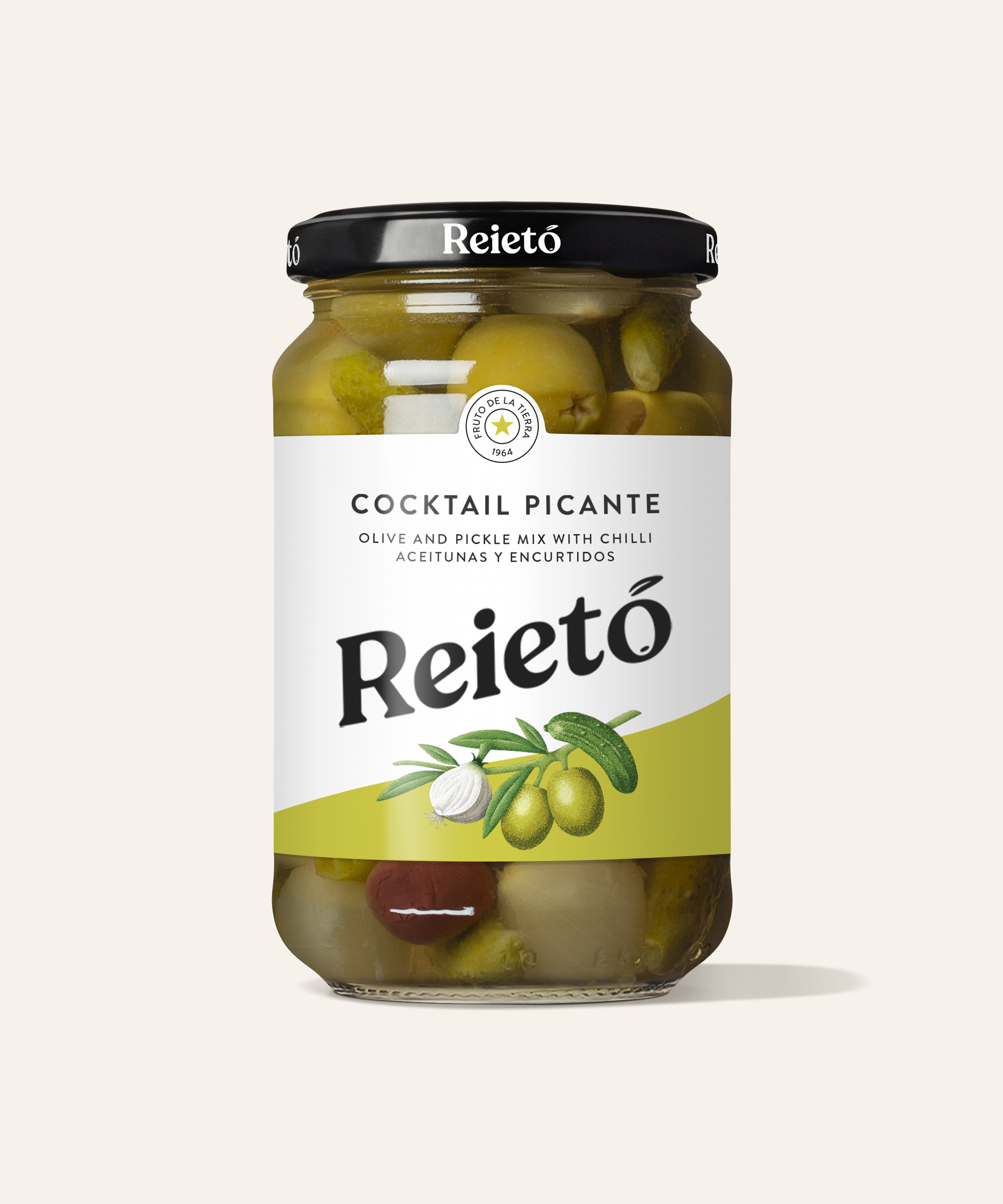 Cocktail Picante Olives and Pickles, jar