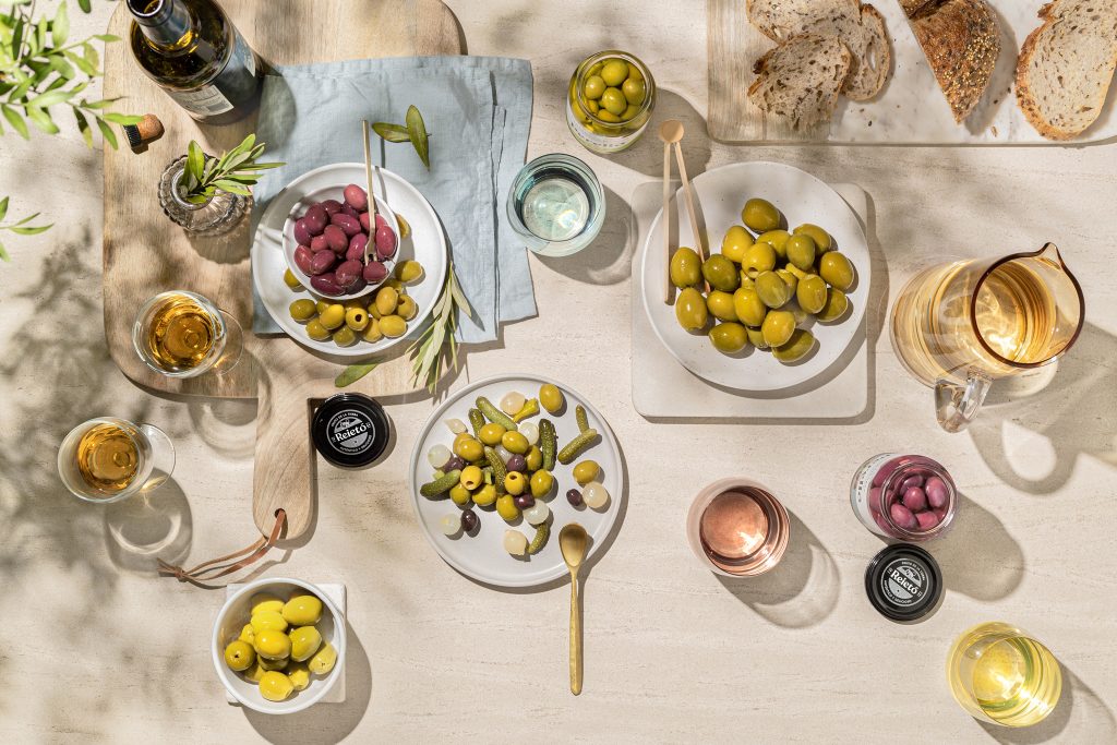 reieto olives and pickles